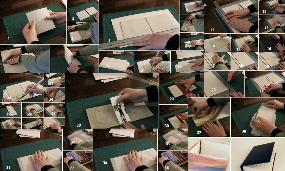 make a hard cover for your handmade book